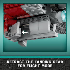 LEGO Star Wars Ahsoka Tano's T-6 shuttle with stud shooters for action