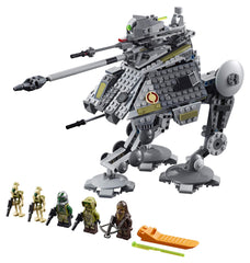 LEGO Star Wars AT-AP Walker 75234 cockpit detail highlights minifigure access and action play.