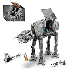 LEGO Star Wars AT-AT 75288 opening panels reveal interior space for figures.