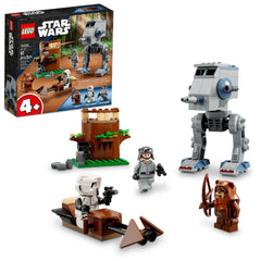 LEGO Star Wars AT-ST 75332 front view; durable build fuels imaginative play sessions.