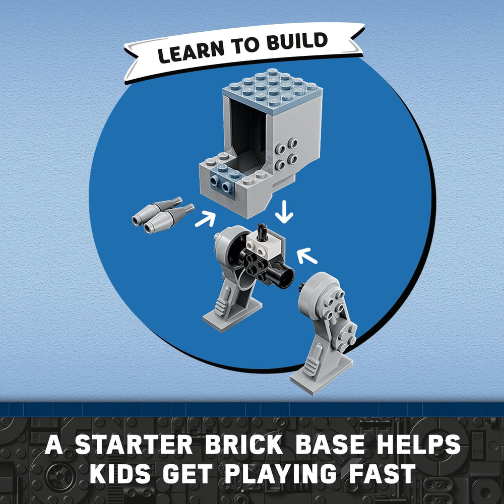 LEGO Star Wars AT-ST 75332 Wicket Ewok with bow and arrow for brave defense moments.