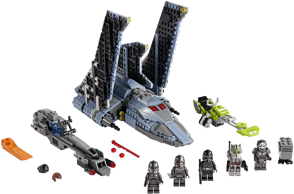 LEGO Star Wars Attack Shuttle minifigures lineup, inspires creative storytelling