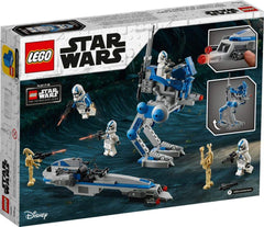 LEGO Star Wars BARC Speeder with two stud shooters fuels fast action.