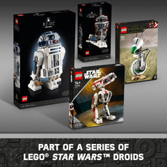 Room display centerpiece elevates Star Wars collection and conversation.