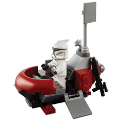 LEGO Star Wars blister pack packaging showcasing 66 pieces for display layouts.