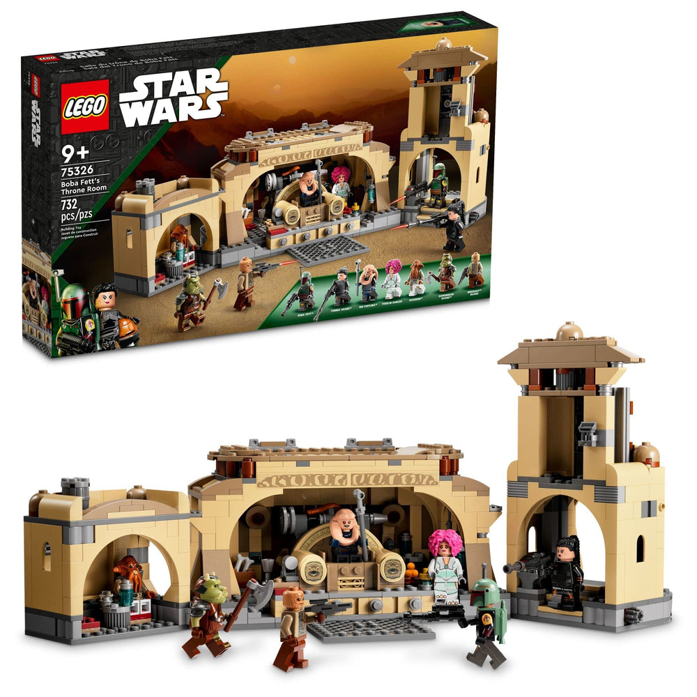 LEGO Star Wars Boba Fett Throne Room detail for imaginative storytelling play.