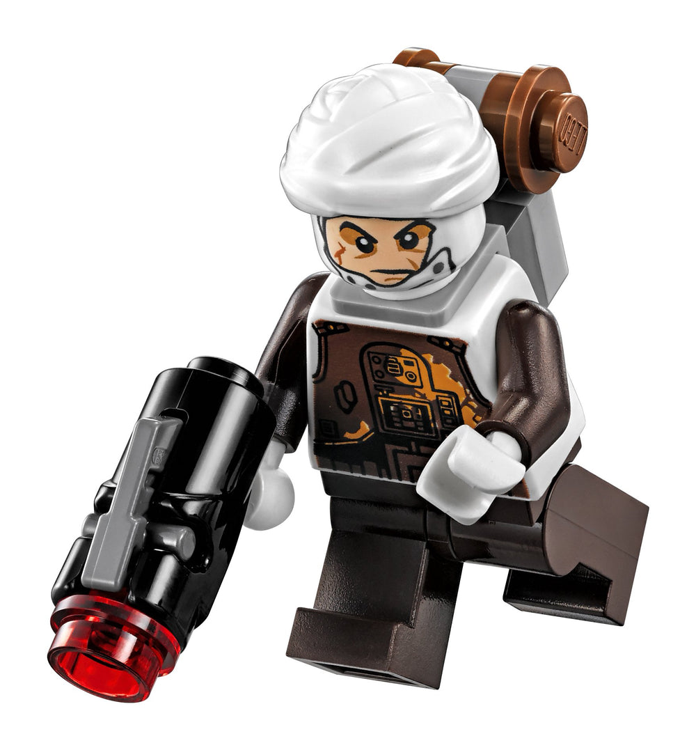 LEGO Star Wars backpack space feature on the speeder bike for gear storytelling