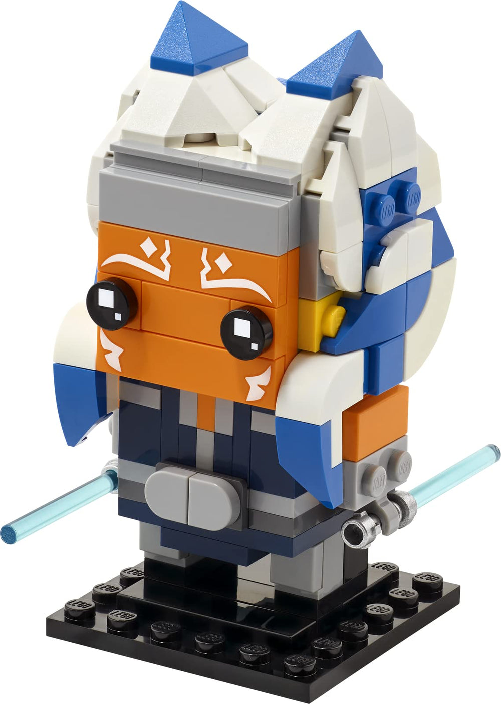 LEGO Star Wars BrickHeadz Ahsoka Tano 40539 baseplate included for easy posing