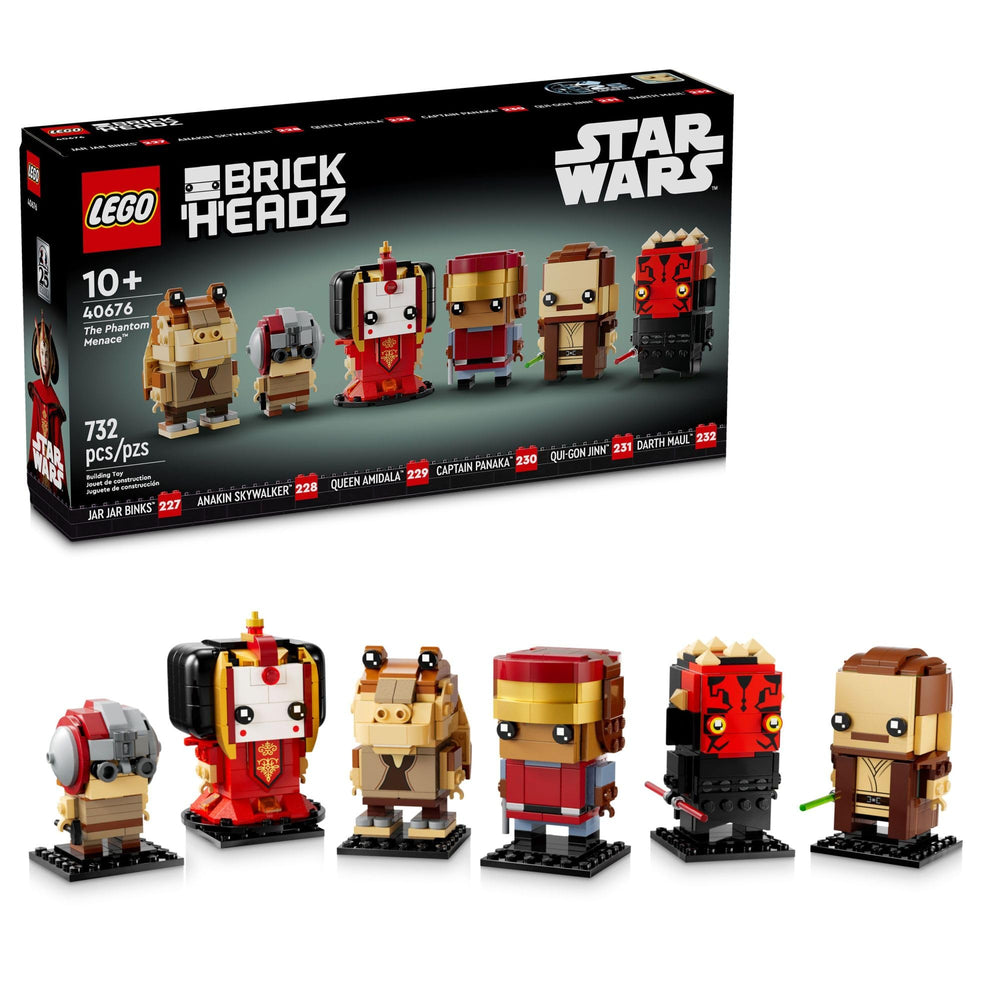 LEGO Star Wars BrickHeadz Jar Jar Binks figure for display and collectability