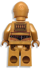 LEGO Star Wars C-3PO minifigure side view shows polished paint and pose options