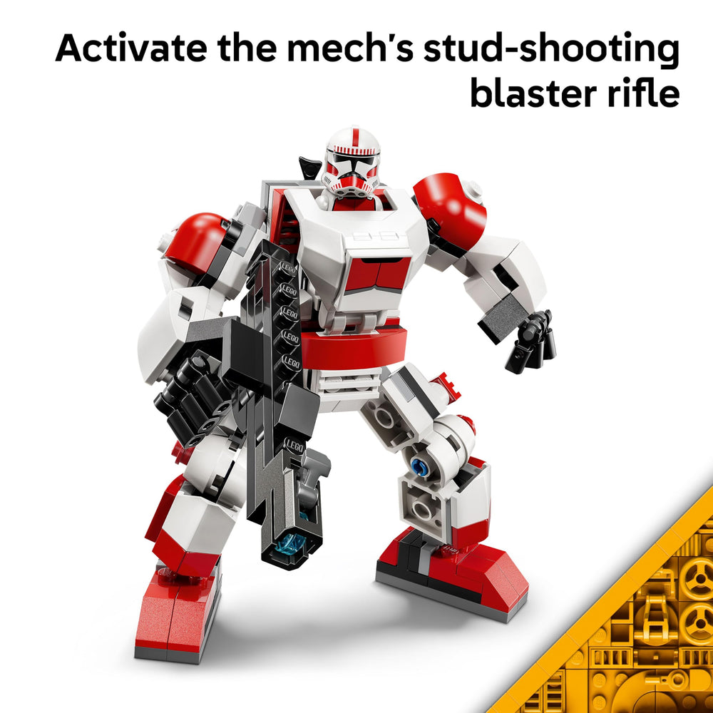 LEGO Star Wars Clone Shock Trooper Mech cockpit minifigure fits inside