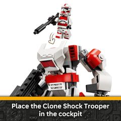 LEGO Star Wars Clone Shock Trooper Mech stud shooter action battles