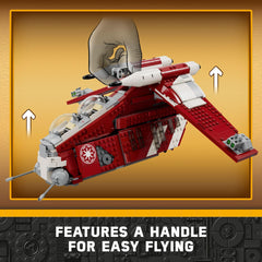 Rear hatch and sliding side panel reveal troopers and gear for quick access.