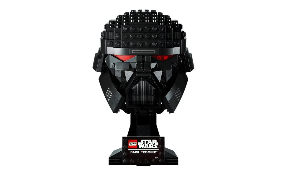 LEGO Star Wars Dark Trooper Helmet back view with rear detailing
