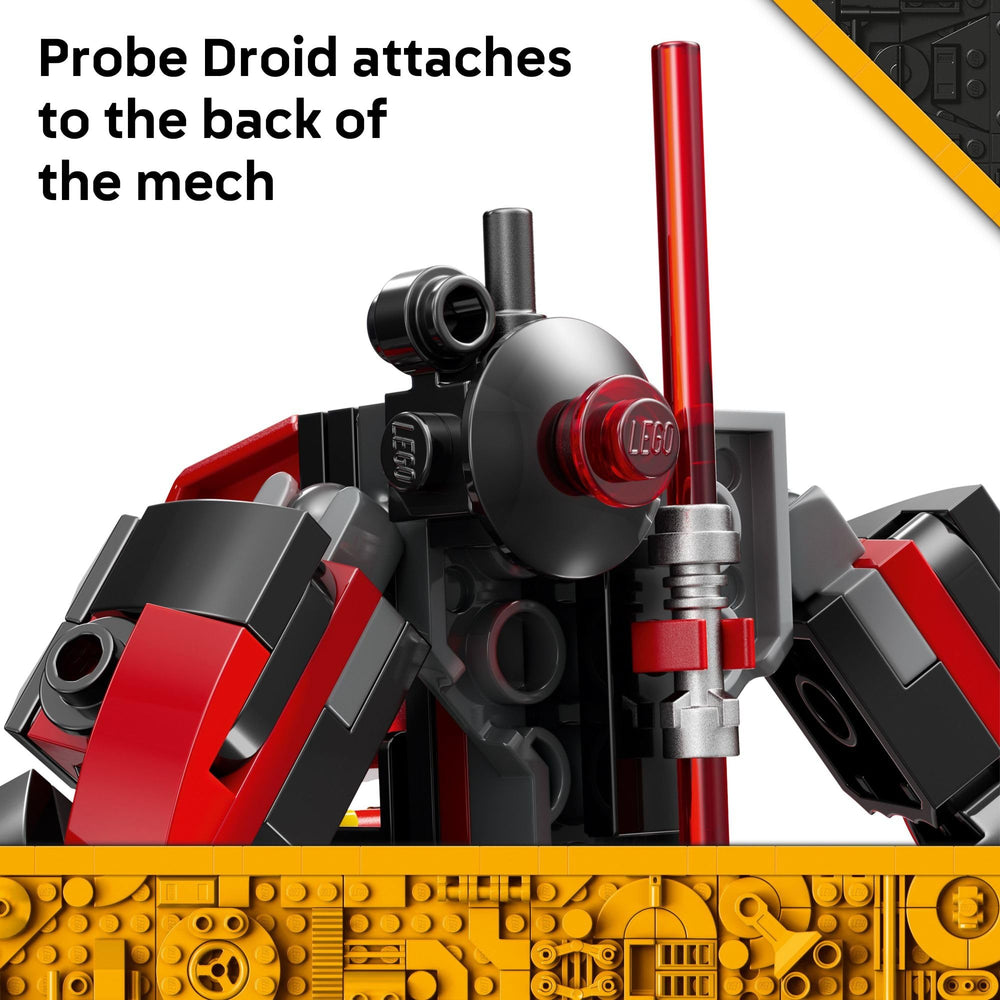 LEGO Star Wars Darth Maul Mech poseable form for imaginative battles.