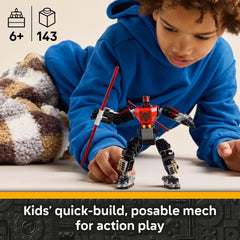 LEGO Star Wars Darth Maul Mech back with Probe Droid enhances reconnaissance play.
