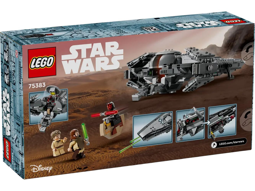 LEGO Star Wars Darth Maul's Sith Infiltrator detailed interior hints at clever build options