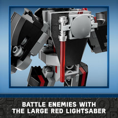 LEGO Star Wars Darth Vader Mech 75368 red lightsaber clip for intense battles