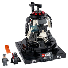 LEGO Star Wars meditation chamber showing large screen and control panels for realism.