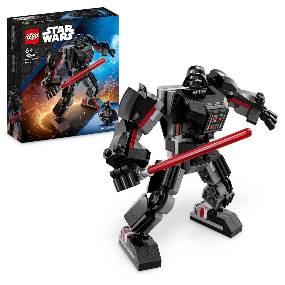 LEGO Star Wars Darth Vader's Mecca cockpit open for minifigure placement and display.