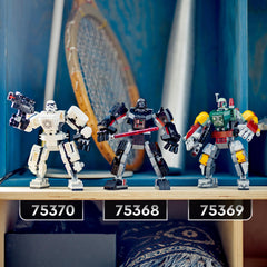 LEGO Star Wars Darth Vader's Mecca minifigure fits inside the cockpit for battles.