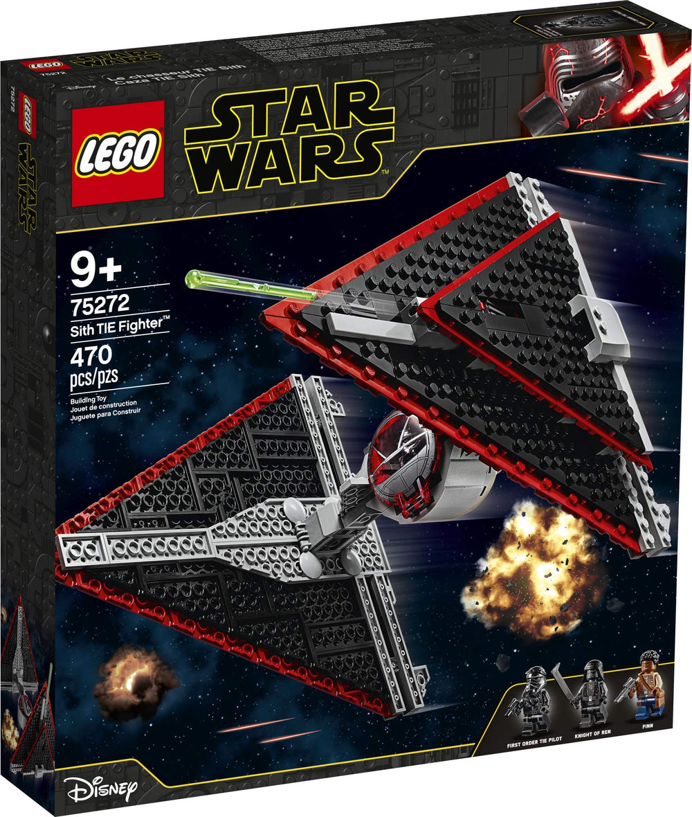 LEGO Star Wars First Order TIE Pilot minifigure with weapons for battle play