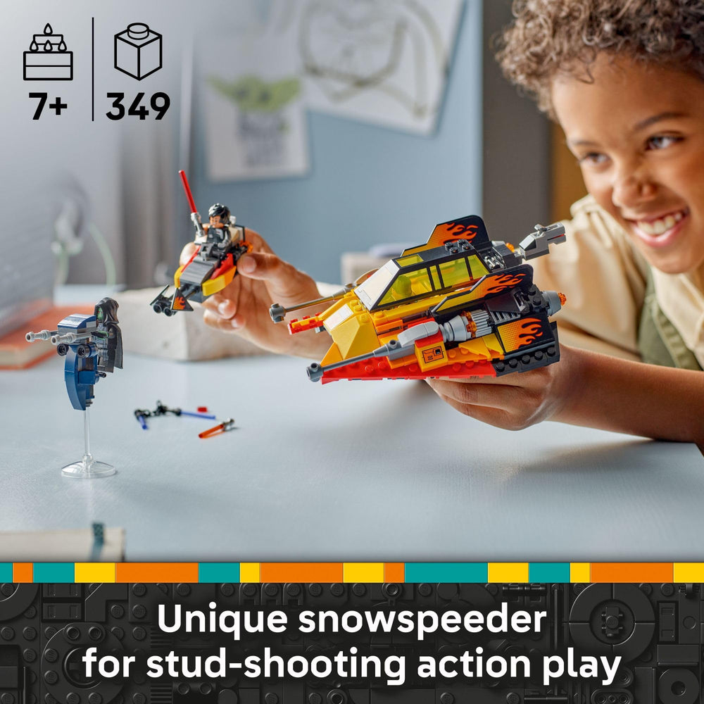 LEGO Star Wars The Force Burner Snowspeeder double cockpit interactive play and storytelling