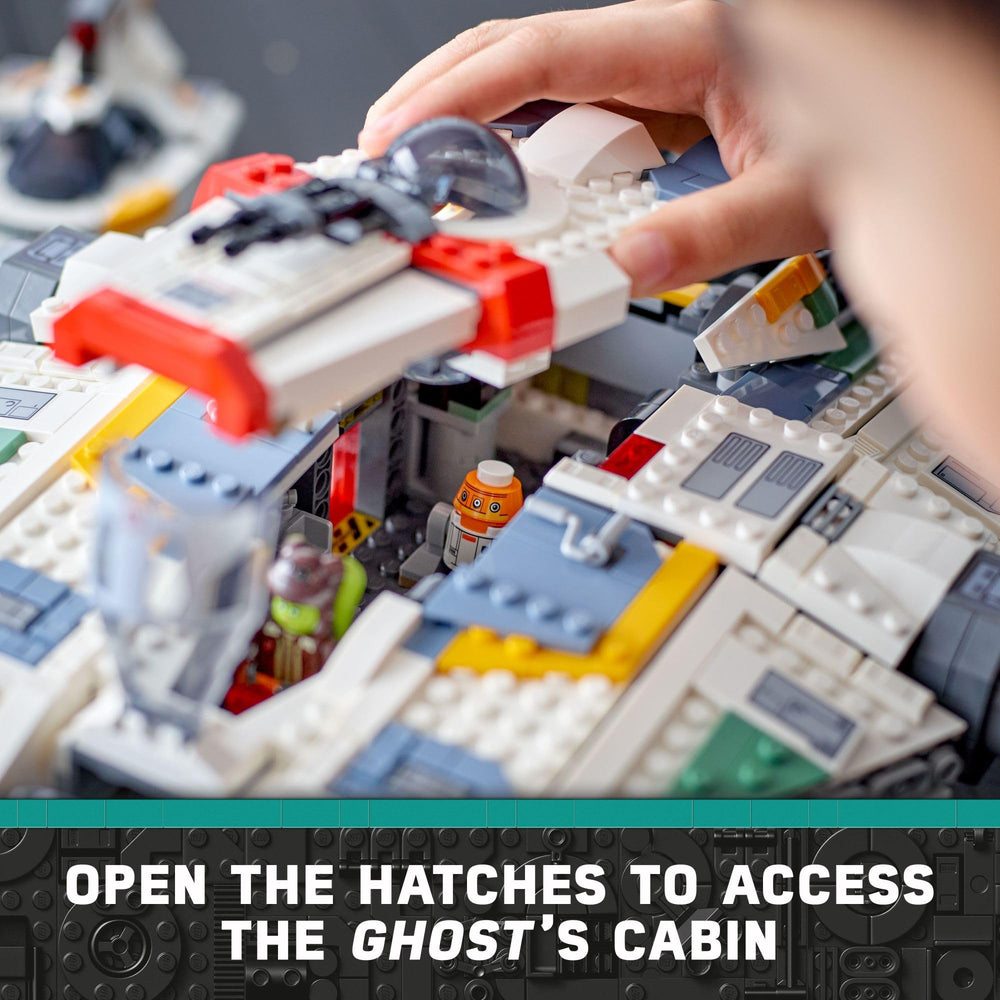 LEGO Star Wars Ghost detachable turret for customizable defense
