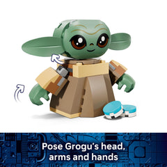 LEGO Star Wars Grogu's Homestead blue macarons hideable for surprises.