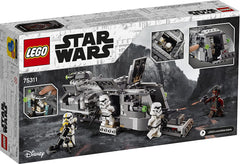 LEGO Star Wars Imperial Armored Marauder front stud shooters for dynamic battles.