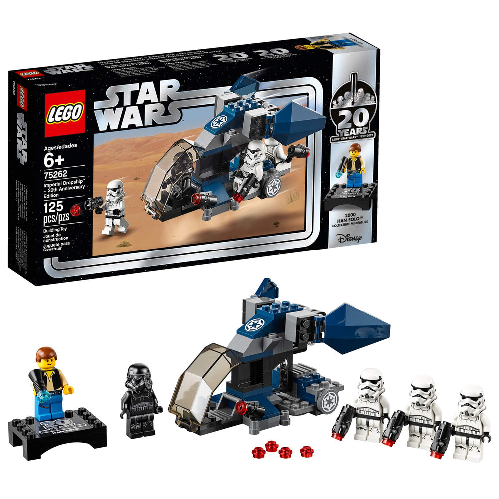LEGO Star Wars Imperial Dropship cockpit detail for immersive space battles.