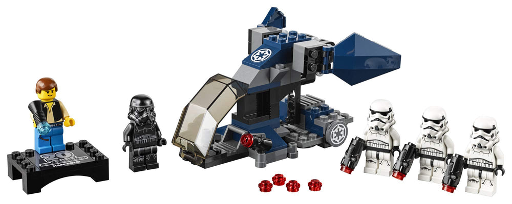LEGO Star Wars Imperial Dropship troop transport area supports rapid minifigure missions.