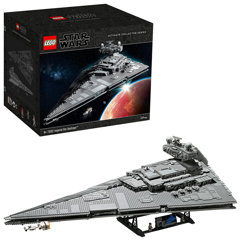 LEGO Star Wars Imperial Star Destroyer giant model for dramatic shelf display