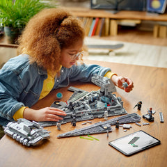 LEGO Star Wars Imperial Star Destroyer interior with bridge for immersive build sessions