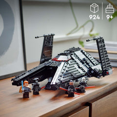 LEGO Star Wars Inquisitor Transport Scythe ramp deploys for dramatic entry.