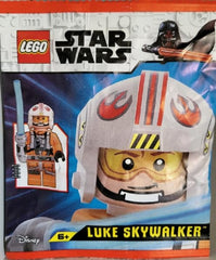 LEGO Star Wars Luke Skywalker pilot minifigure with lightsaber for imaginative play and display