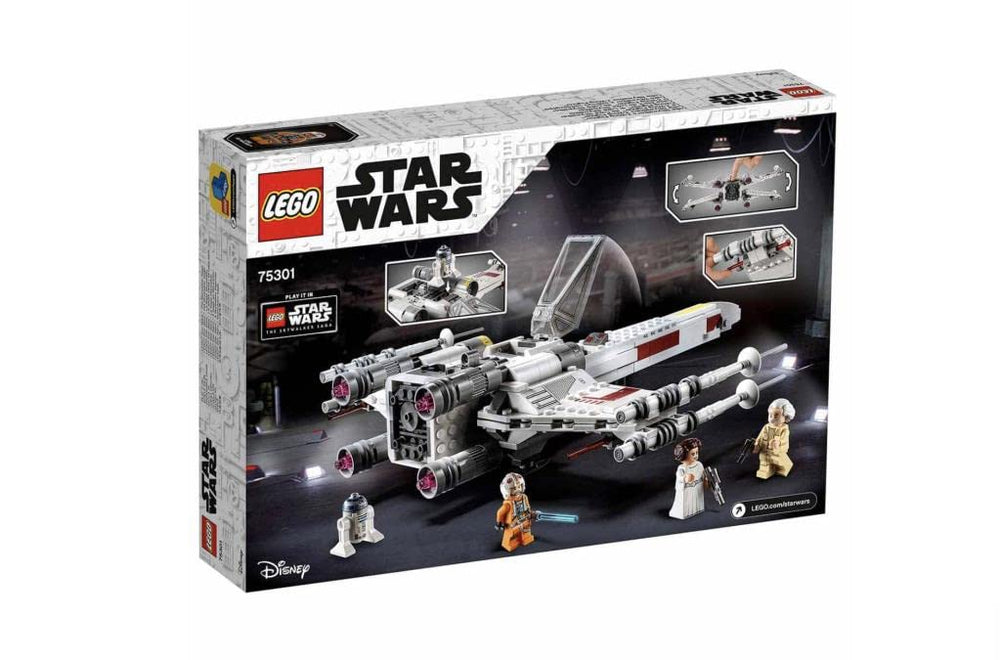 LEGO Star Wars Luke Skywalker X-Wing two spring-loaded shooters for battles