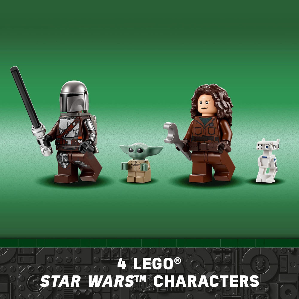 LEGO Star Wars Mandalorian N-1 Starfighter spring-loaded shooter adds action