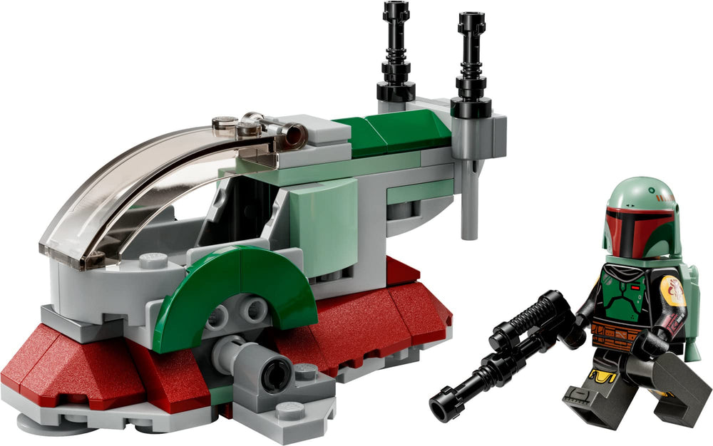 Compact Microfighter shown ready for display on a desk or shelf.