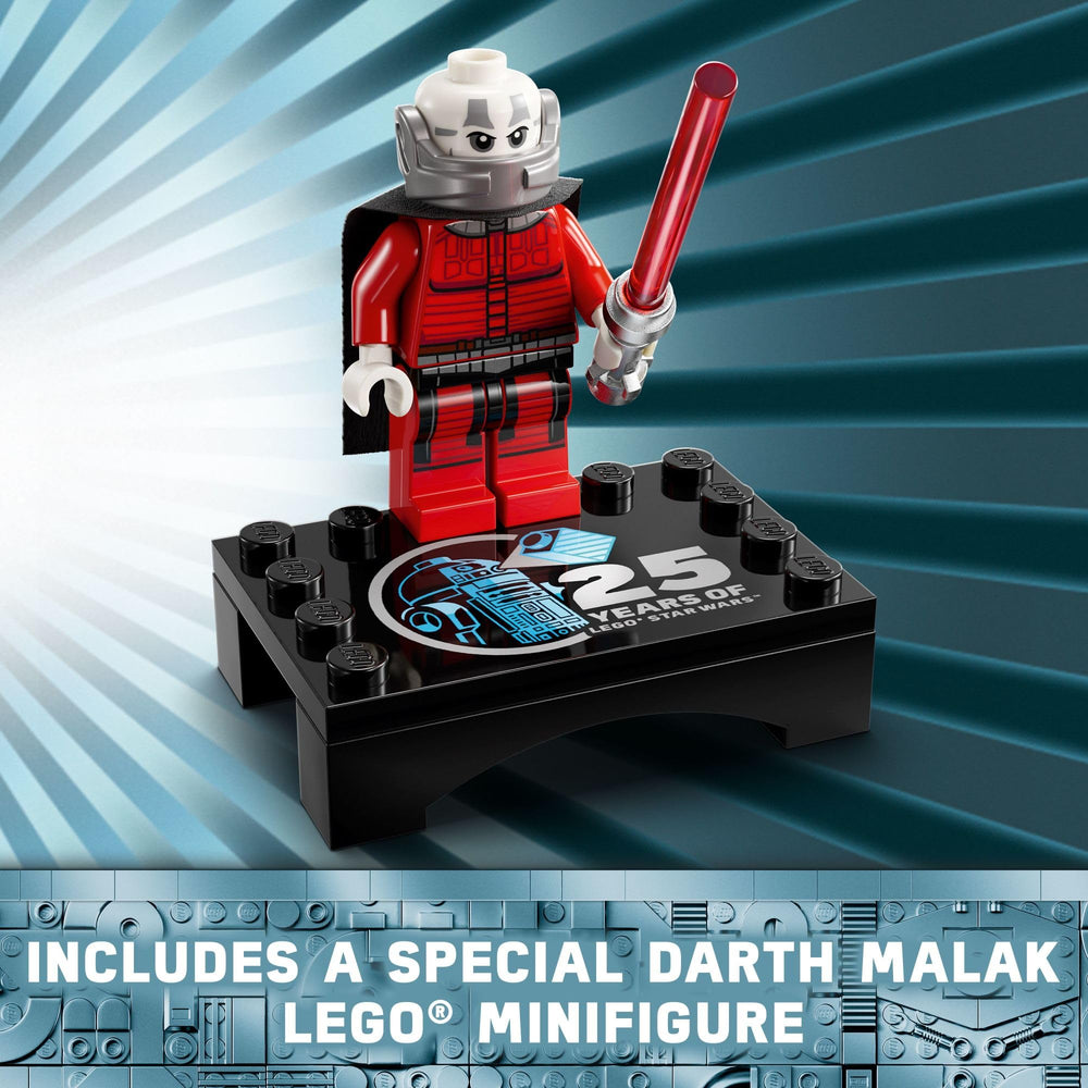 LEGO R2-D2 information plaque with display stand for décor.