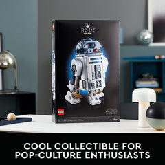 LEGO Star Wars R2-D2 75308 periscope rises for dramatic viewing moments.