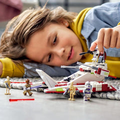 LEGO Star Wars Republic Fighter Tank top view, cockpit layout visible