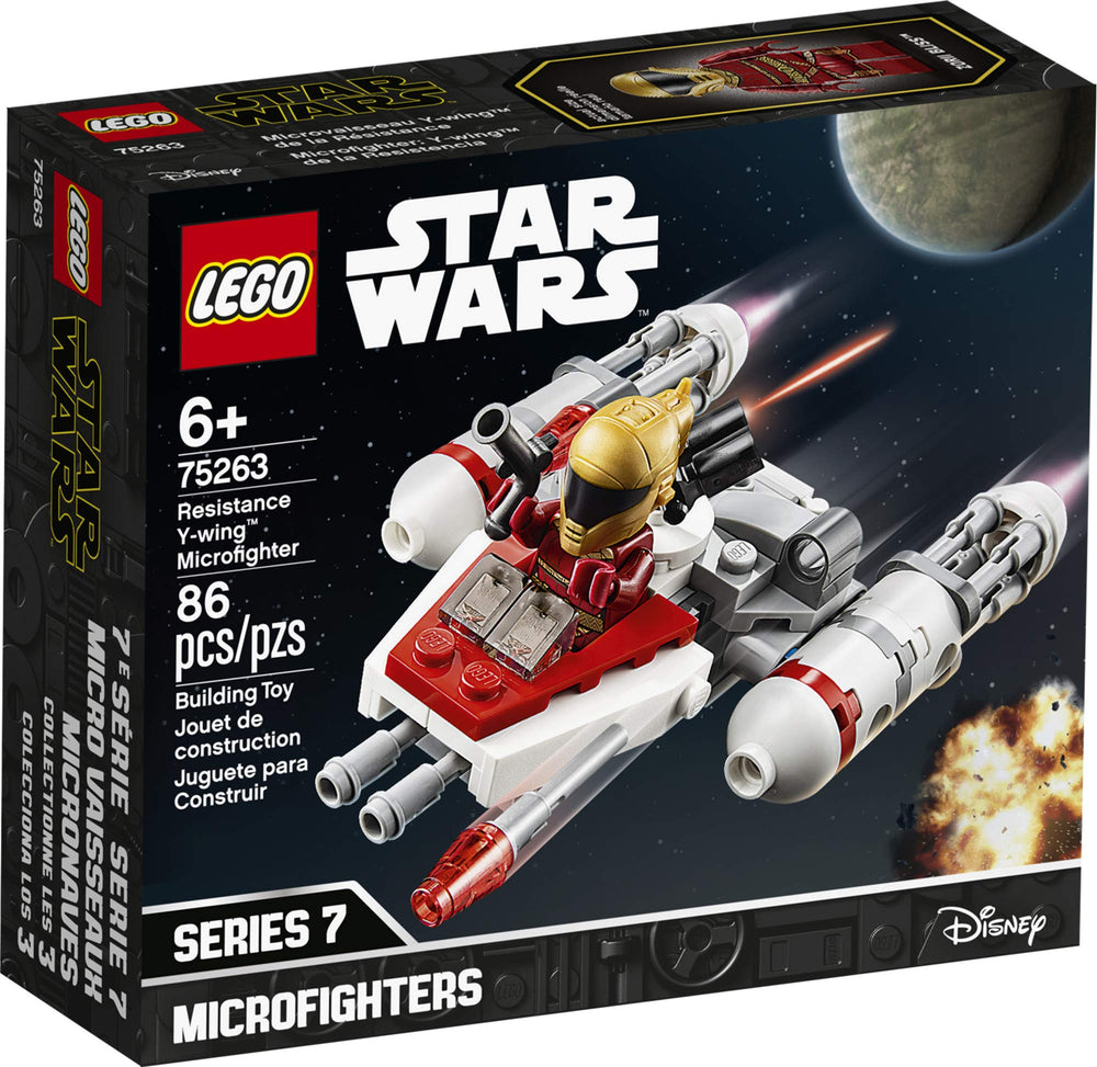 LEGO Star Wars Resistance Y-Wing Microfighter Zorii Bliss minifigure — role-play as a Resistance pilot