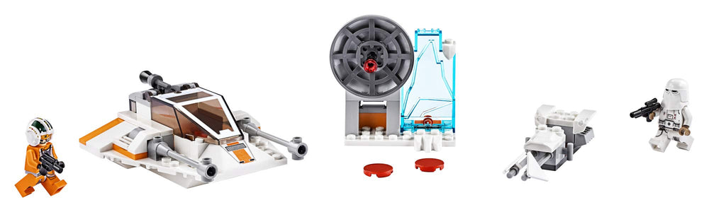 Minifigures Wedge Antilles and Snowtrooper lead Star Wars play