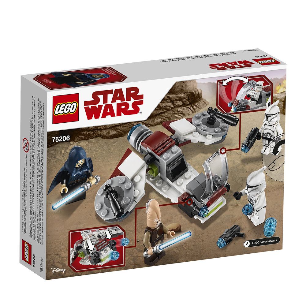 Speeder with stud shooters from LEGO Star Wars Battle Pack for interactive play