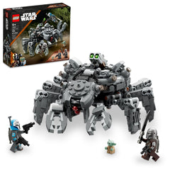LEGO Star Wars Spider Tank front view for action play