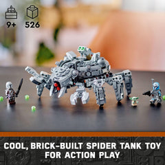 LEGO Star Wars Spider Tank leg action for dynamic play