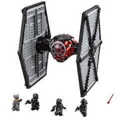 LEGO Star Wars TIE Fighter 75101 front view, ready for display and play.