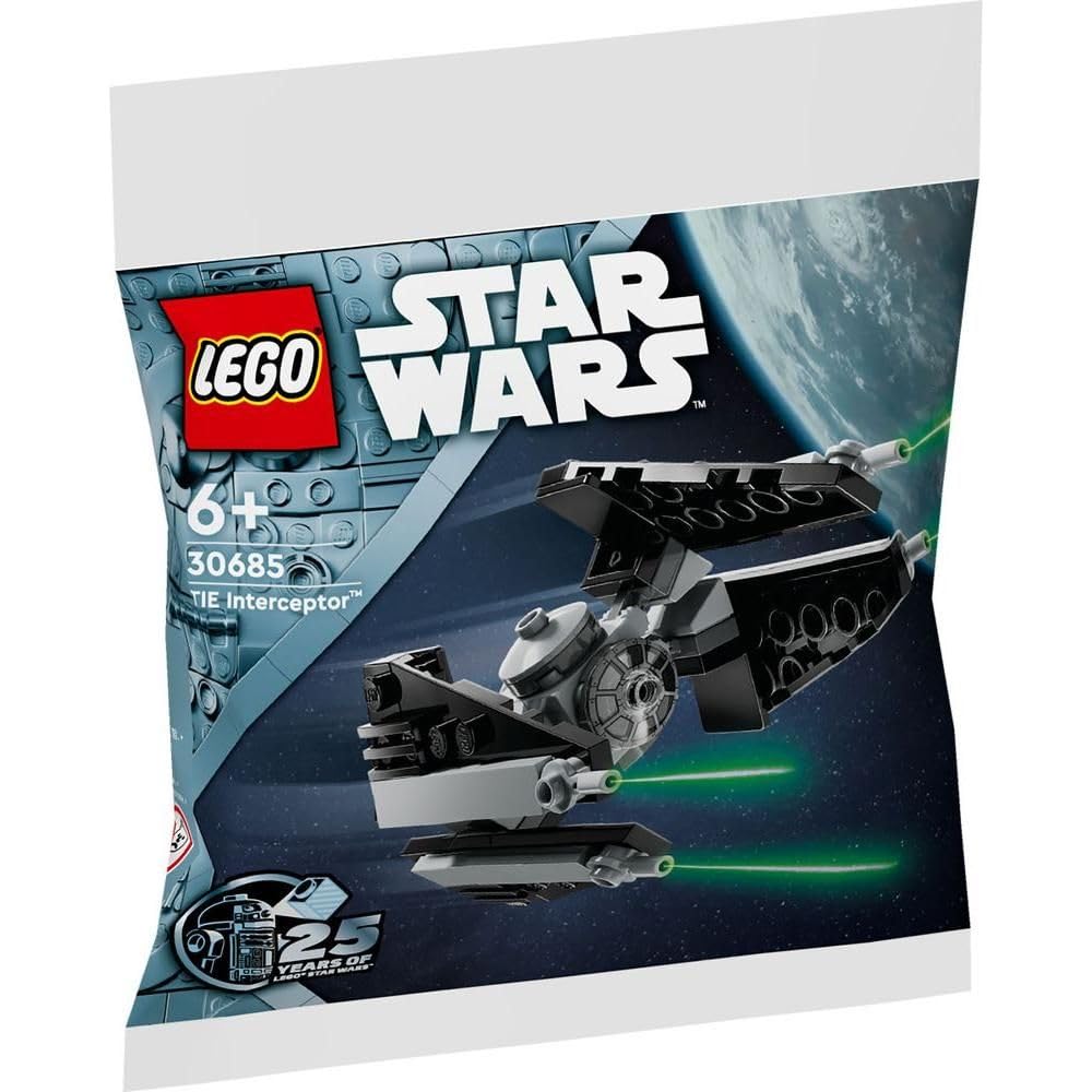 LEGO Star Wars TIE Interceptor polybag for a collectible display piece