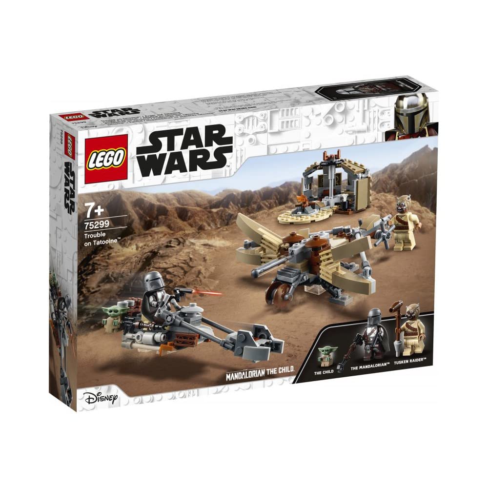 LEGO Star Wars Trouble on Tatooine speeder seat for Mandalorian roleplay adventures.